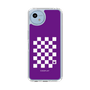 Slim Protection Case［ Racing Checkered Flag Purple ］