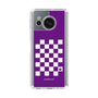 Slim Protection Case［ Racing Checkered Flag Purple ］