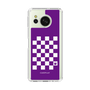 Slim Protection Case［ Racing Checkered Flag Purple ］