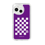 Slim Protection Case［ Racing Checkered Flag Purple ］