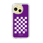 Slim Protection Case［ Racing Checkered Flag Purple ］