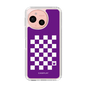 Slim Protection Case［ Racing Checkered Flag Purple ］