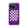Slim Protection Case［ Racing Checkered Flag Purple ］