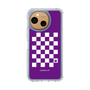Slim Protection Case［ Racing Checkered Flag Purple ］
