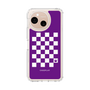 Slim Protection Case［ Racing Checkered Flag Purple ］