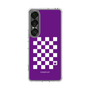 Slim Protection Case［ Racing Checkered Flag Purple ］