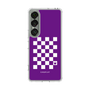 Slim Protection Case［ Racing Checkered Flag Purple ］