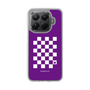 Slim Protection Case［ Racing Checkered Flag Purple ］