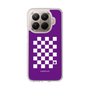 Slim Protection Case［ Racing Checkered Flag Purple ］