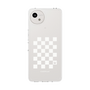 Slim Protection Case［ Racing Checkered Flag White ］