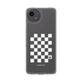 Slim Protection Case［ Racing Checkered Flag White ］