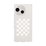 Slim Protection Case［ Racing Checkered Flag White ］