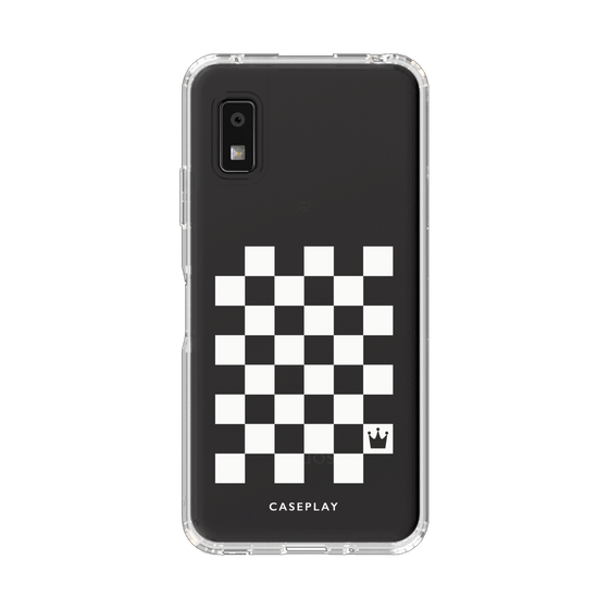 Slim Protection Case［ Racing Checkered Flag White ］