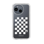 Slim Protection Case［ Racing Checkered Flag White ］