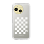 Slim Protection Case［ Racing Checkered Flag White ］