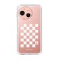Slim Protection Case［ Racing Checkered Flag White ］