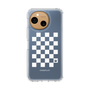 Slim Protection Case［ Racing Checkered Flag White ］