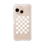 Slim Protection Case［ Racing Checkered Flag White ］