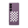 Slim Protection Case［ Racing Checkered Flag White ］