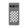 Slim Protection Case［ Racing Checkered Flag White ］
