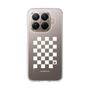 Slim Protection Case［ Racing Checkered Flag White ］