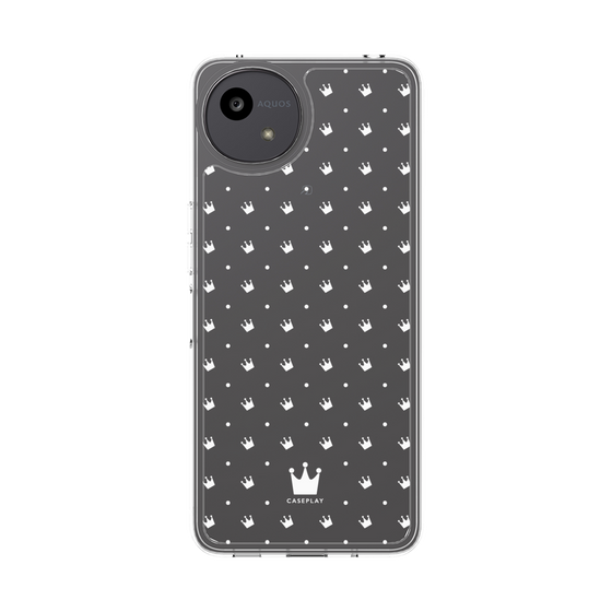Slim Protection Case［ CASEPLAY Crown Dots White ］