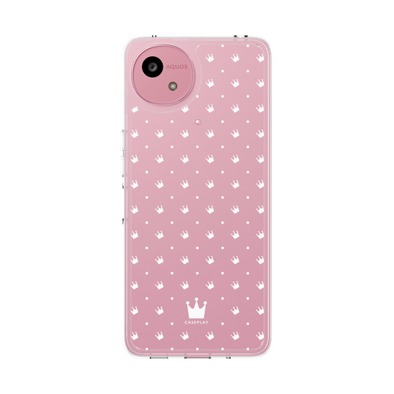 Slim Protection Case［ CASEPLAY Crown Dots White ］
