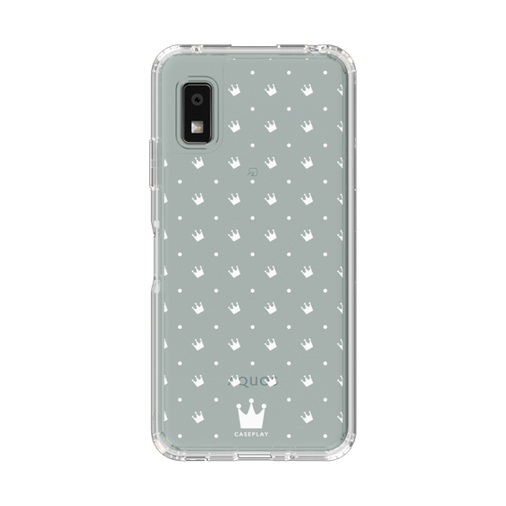 Slim Protection Case［ CASEPLAY Crown Dots White ］