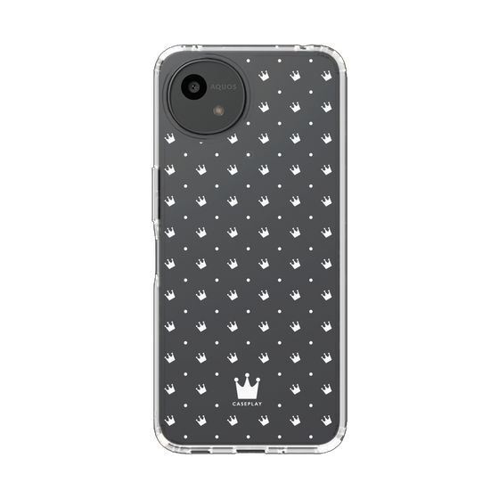 Slim Protection Case［ CASEPLAY Crown Dots White ］