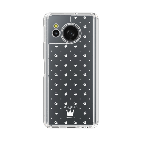 Slim Protection Case［ CASEPLAY Crown Dots White ］