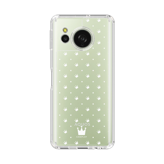 Slim Protection Case［ CASEPLAY Crown Dots White ］