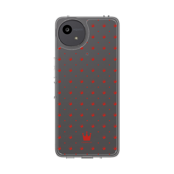 Slim Protection Case［ CASEPLAY Crown Dots Red ］