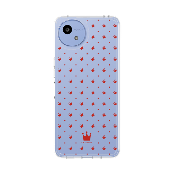 Slim Protection Case［ CASEPLAY Crown Dots Red ］