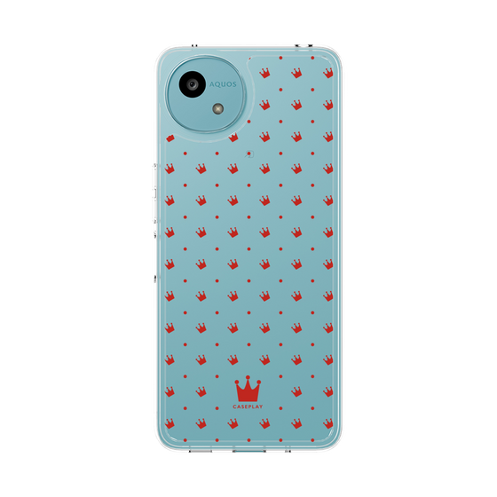Slim Protection Case［ CASEPLAY Crown Dots Red ］