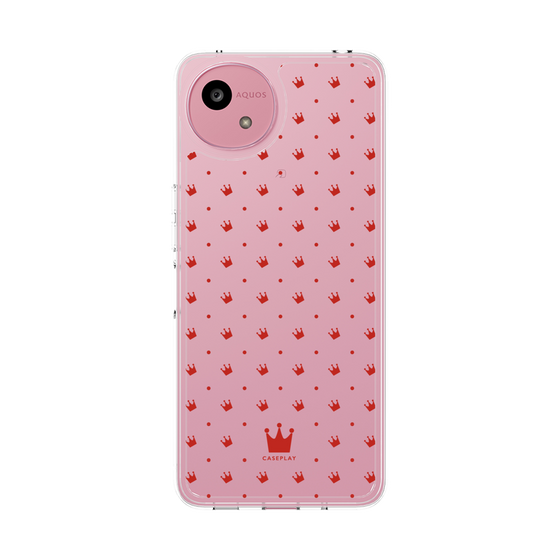 Slim Protection Case［ CASEPLAY Crown Dots Red ］