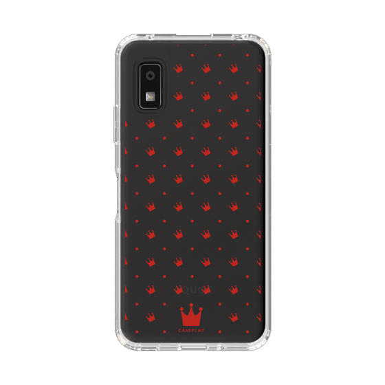 Slim Protection Case［ CASEPLAY Crown Dots Red ］