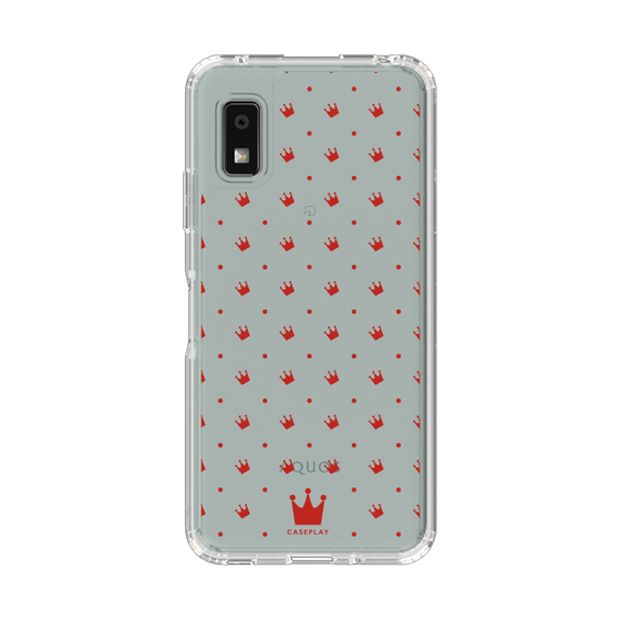 Slim Protection Case［ CASEPLAY Crown Dots Red ］