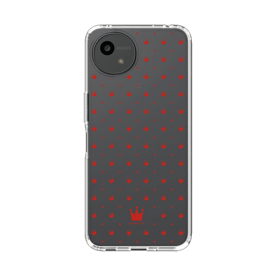 Slim Protection Case［ CASEPLAY Crown Dots Red ］