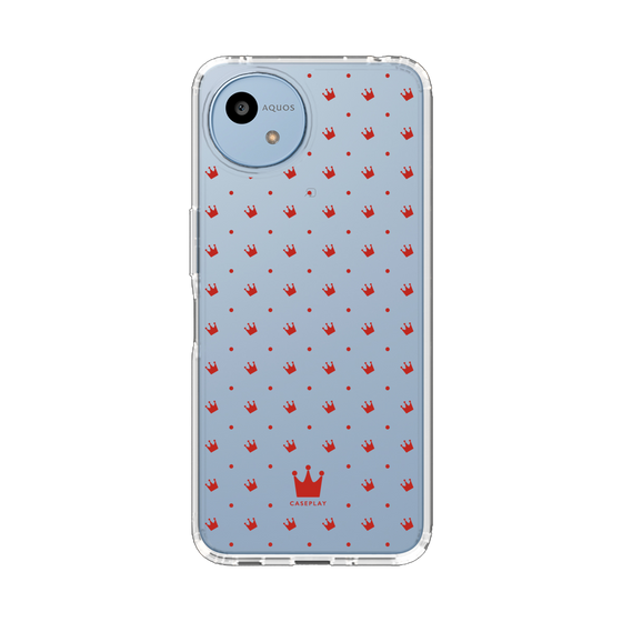 Slim Protection Case［ CASEPLAY Crown Dots Red ］
