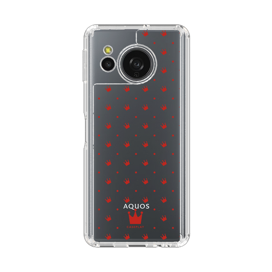 Slim Protection Case［ CASEPLAY Crown Dots Red ］
