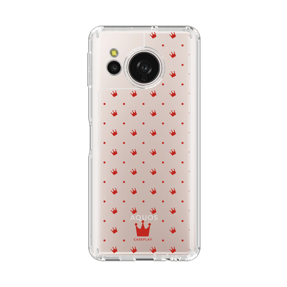 Slim Protection Case［ CASEPLAY Crown Dots Red ］