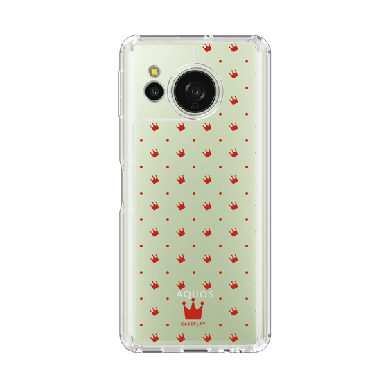 Slim Protection Case［ CASEPLAY Crown Dots Red ］