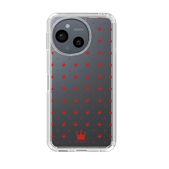 Slim Protection Case［ CASEPLAY Crown Dots Red ］
