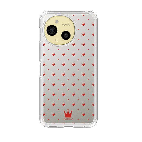 Slim Protection Case［ CASEPLAY Crown Dots Red ］