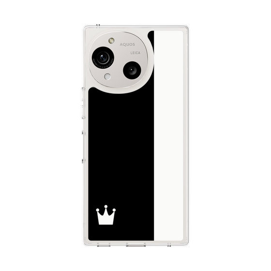 Slim Protection Case［ CASEPLAY Bi-Colors Black & White ］