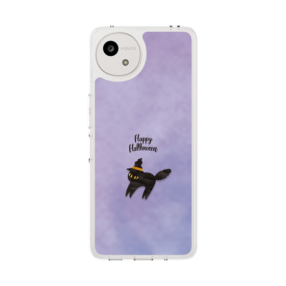 Slim Protection Case［ Happy Halloween - Black cat ］