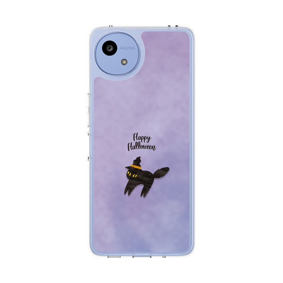 Slim Protection Case［ Happy Halloween - Black cat ］
