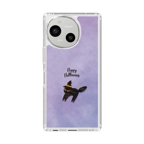 Slim Protection Case［ Happy Halloween - Black cat ］