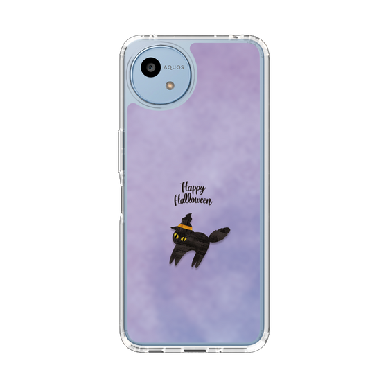 Slim Protection Case［ Happy Halloween - Black cat ］