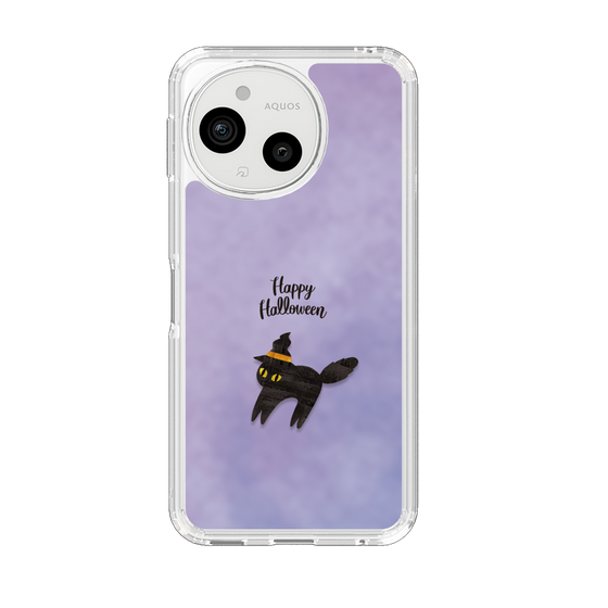 Slim Protection Case［ Happy Halloween - Black cat ］